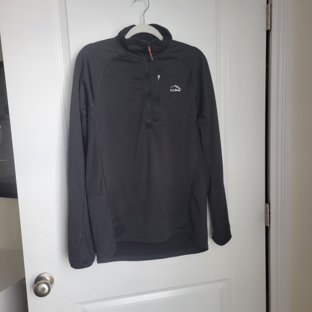 L.L. Bean Men's 1/4 Zip Fleece Polartec Sweatshirt